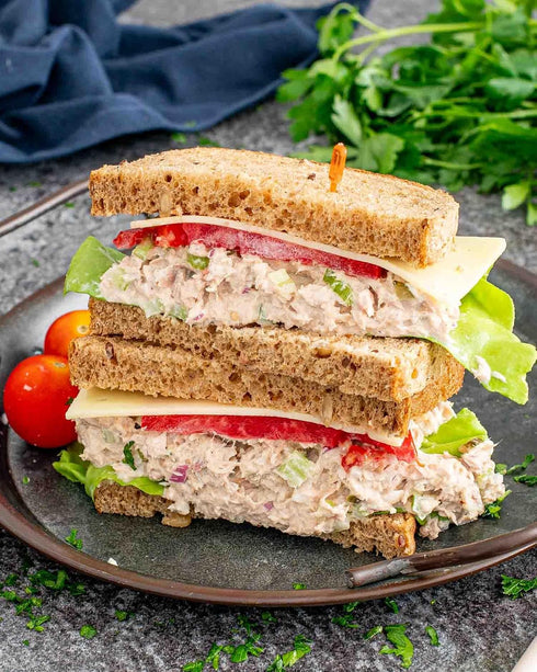 FIJIAN MADE (2 Pack 160g) Solomon Blue - White Tuna Flakes in Vegetable Oil x Natural Taste Tuna, The convenience