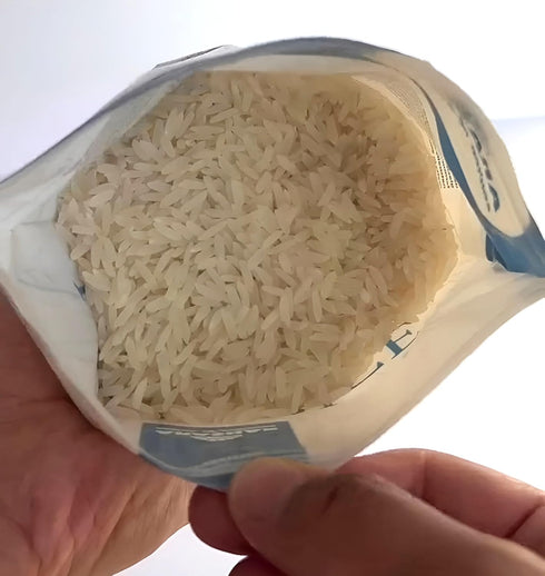 (2 LB 902Gram) ARASHAN Laser Uzbek Rice Premium White Long Grain Rice / | Perfect for Pilaf, Plov, and Central Asian