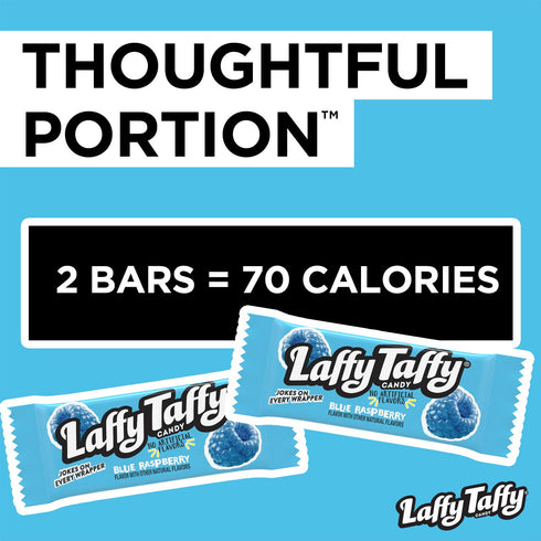 (145 Laffy Taffy Candy, Blue Raspberry Flavored, Individually Wrapped Candy Pieces)