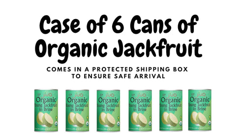 14 (Pack 6) Jiva Organic Young Green Jackfruit Ounce of - BPA Free, Gluten Free, Jackfruit Canned, Delicious Vegan