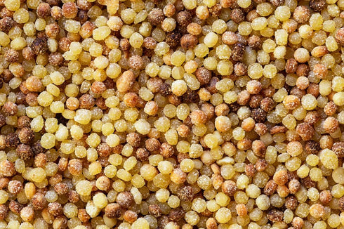 17.6 oz Sanniti Toasted Fregola Sarda FIne Semolina Pasta Fregula Tostata Fina