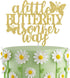 A Little Butterfly Cake Topper for Gender Reveal Baby Shower Party Decor, New Baby Welcome Decorations, Butterfly Theme