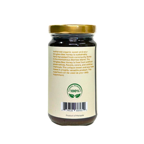 5.88 oz (174 ml) Stingless Bee Honey, Sweet and Sour Meliponini. Contains Low Glycemic Trehalulose, No Sucrose, fl
