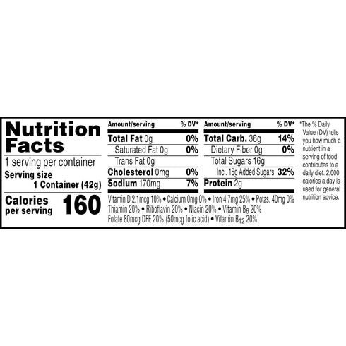 8 (12 Kellogg's Corn Pops Cold Breakfast Cereal Cups, Vitamins and Minerals, Kids Snacks, Original Cups)