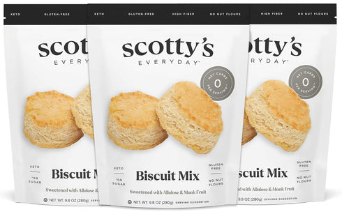 Scotty's Everyday - Keto Biscuit Zero Carb Mix - 0g Net carbs,