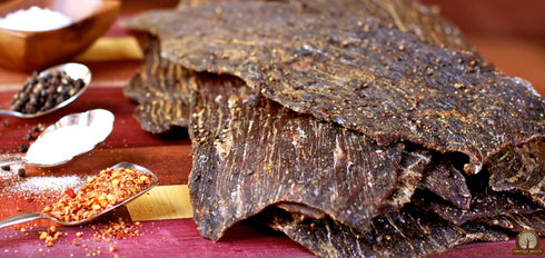 16oz Mahogany Smoked Meats: Peppered Beef Jerky