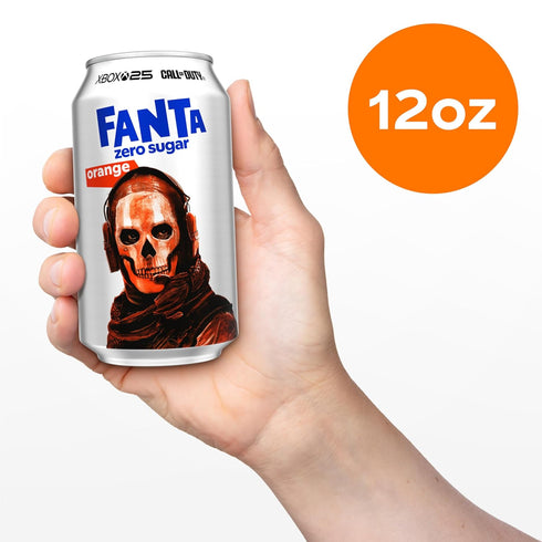 12 OZ X12 FANTA ZERO ORANGE LOW CALORIES CAN FL