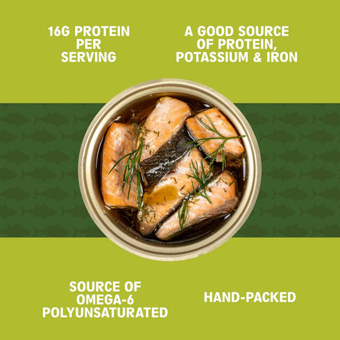 (Pack 1 90g SCOUT Rainbow Trout with Dill | Responsibly Sourced Seafood Tins | Rainbow Trout in BPA-Free, Recyclable