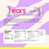Sugar,110 3.5 15-Pack (28g NICKS Soft Toffee Chocolate Candy Bar with Caramel Sauce Without Added Calories, Net Carbs