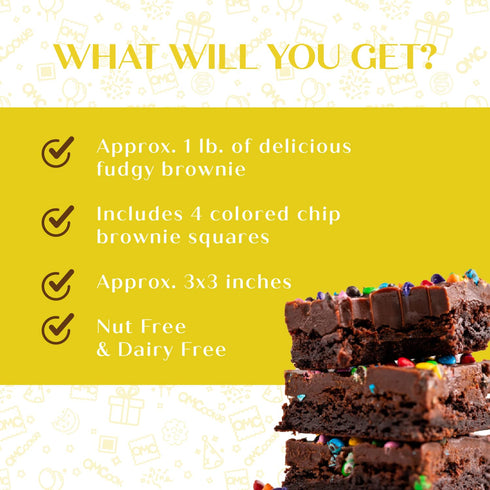Package Sending You Sunshine Gift Basket Care Cookies Chocolate Brownies Food Gift For Men Kids Women | Nut Free Dairy