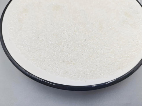 5 Rimming Edible Ounce Medium Decorative White Sanding Sugar Sprinkles for Baking, Sparkling Crystals for Cakes