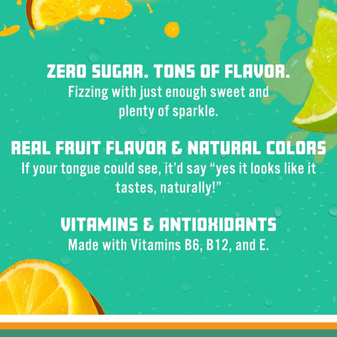 17 Oz (Pack 12) Sparkling Ice, Lemon Lime Sparkling Water, Zero Sugar Flavored Water, with Vitamins and Antioxidants