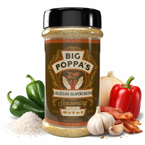 Big Poppas Jallelujah Jalapeo Bacon Seasoning Sweet & Spicy Maple Bacon Rub