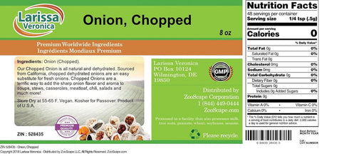 Larissa Veronica (8 oz, 528435) 3 Pack Onion, Chopped ZIN: