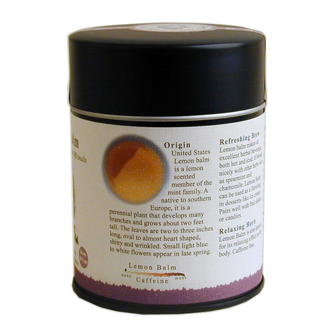 The Tao of Tea Lemon Balm Herbal Tea, Loose Leaf, 2.0 Ounce Tin
