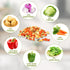 16 oz, Besway Dehydrated Vegetables Potatoes, Carrots, Onion Flakes, Cabbage, Celery, Bell Peppers, Perfect for Soups