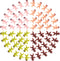 Lamoutor 200 Pieces Mini Plastic Babies Mixed Race for Baby Shower Party Favor Supplies, 1 Inch