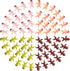 Lamoutor 200 Pieces Mini Plastic Babies Mixed Race for Baby Shower Party Favor Supplies, 1 Inch