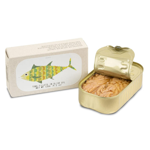Canned Tuna Fillets in Olive Oil by Jose Gourmet, Wild Caught Portuguese