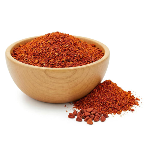 (1 NY Spice Shop Annatto Powder for Cooking - Ground Annatto Powder - Annatto Seeds Powder - Achiote Powder for Vibrant