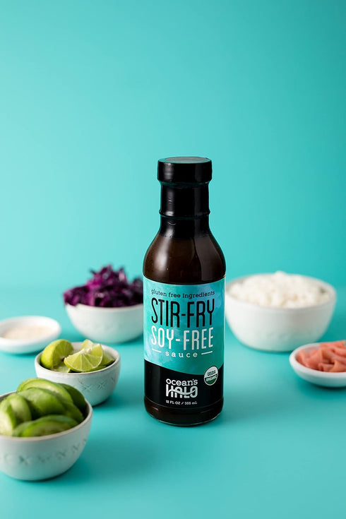 12 Oz Ocean's Halo, Organic Soy Free Stir Fry Sauce, Fl