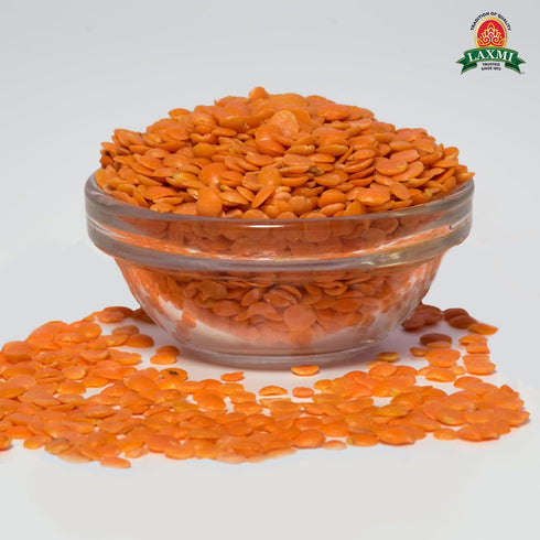 2lbs Laxmi Masoor Dal or Red Lentils, | Pure Masoor dal lentils | Premium split red lentils | A Natural source