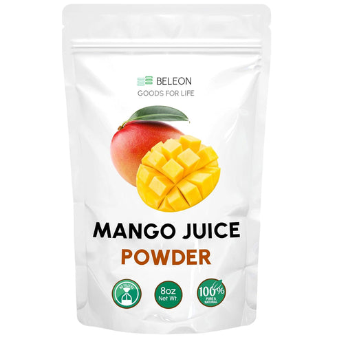 Mango Powder - Pure All Natural Mango Powder for Drinks, Smoothies, Juice,