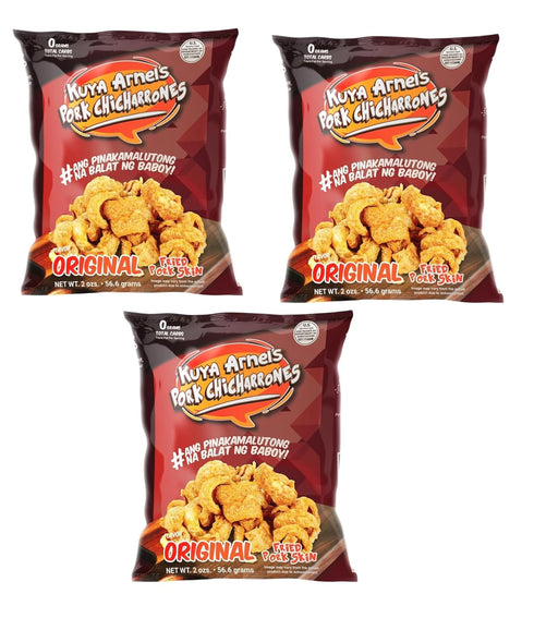 Kuya Arnel's Crispy Pork Chicharrones Snack