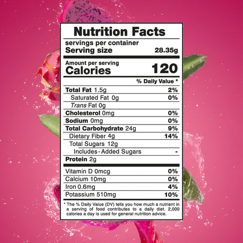 8Oz 100% DARLAC FARMS Freeze Dried Red Dragon Fruit Powder Real Pitaya Powder, No Sugar Added, Vegan & Gluten-Free