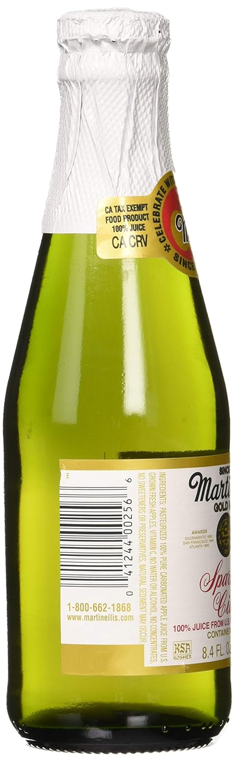 Martinelli's 8.4 oz. (Pack 12) Sparkling Apple Cider, fl.