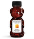 MADHAVA Organic Amber Honey, Unfiltered, Honey Bear (Pack of 6) Natural Sweetener,