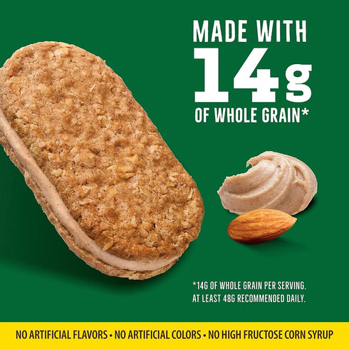 40.5 oz., 30 (220-01046) Nature Valley Honey Peanut Butter/Cinnamon Almond Butter Nut Bar, Bars/Box