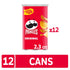 (12 Pringles Potato Crisps Chips, Lunch Snacks, Office and Kids Snacks, Grab N' Go, Original Cans)
