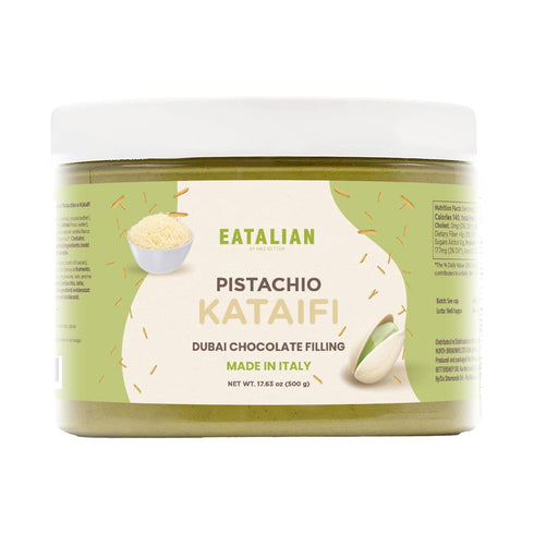 EATALIAN by AMZ BETTER Pistachio Cream with Kataifi, 17.63 oz/500 gr, Delicious