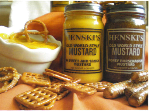 Henski's 12 oz Sweet and Tangy Old World Mustard
