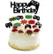 11 Pcs Video Game Happy Birthday Cake Toppers Set - Game Controllers Cupcake Decorations Picks for Kids or Man Party