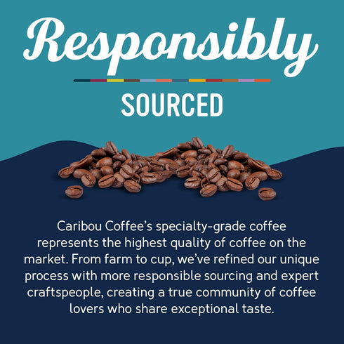 100% 66 (6 11 Caribou Coffee, Flavored Ground Coffee, Arabica Coffee - Vanilla Hazelnut Dreamstate Ounces Bags