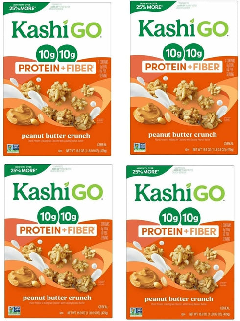 Generic Cold Breakfast Cereal byKashi- Vegan Protein - Fiber Cereal - Peanut Butter