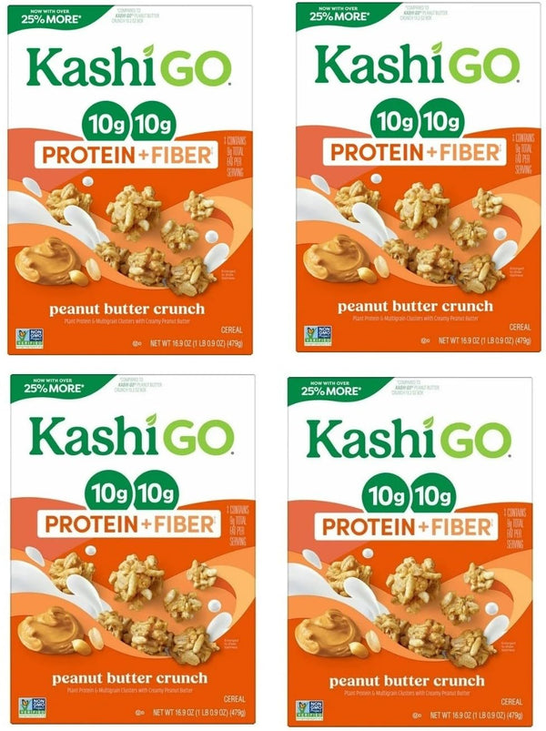 Generic Cold Breakfast Cereal byKashi- Vegan Protein - Fiber Cereal - Peanut Butter