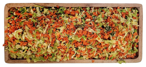 Mix-2 2 Naturejam Dried Carrots & Cabbage Pound Bag-To Make Side Steamed Vegetables or Soups-Dehydrated Ingredients
