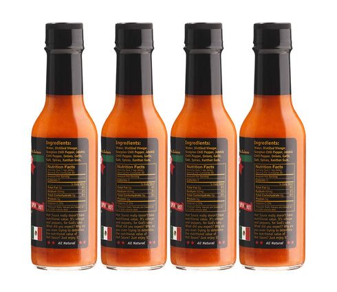 Gringo Bandito Super Hot Sauce, 5 Ounce (Pack of 4)