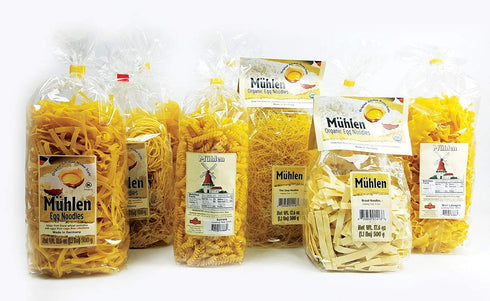 1.1lb 500g (Pack 5) German Egg Noodle Broad Wheat Semolina TAGLIATELLE |