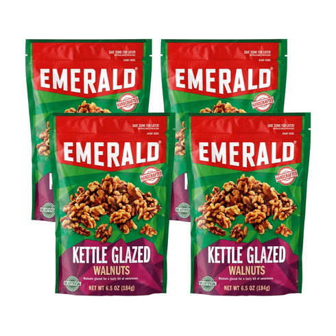 Emerald Glazed Walnuts, 6.5 Ounce (Pack of 4)