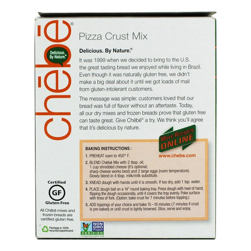 Chebe 7.5 oz (Frozen) Mix Pizza Crust Gluten & Wheat Free