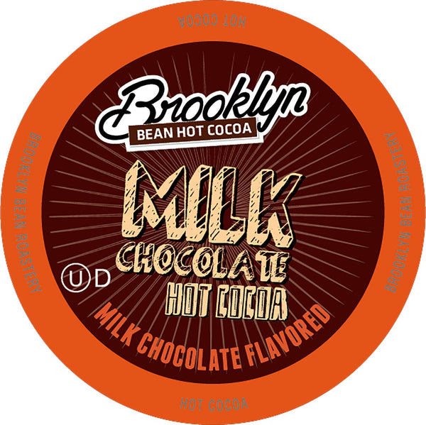 Brooklyn Beans Milk Chocolate Hot Cocoa Pods, Compatible with 2.0 K-Cup Brewers,