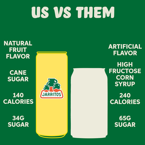 (12 oz, 355ml) 24 (3 8) 0g Jarritos - Mexican Soda Soft Drinks, Pineapple Cans Boxes of - Real Cane Sugar - Fat - Made