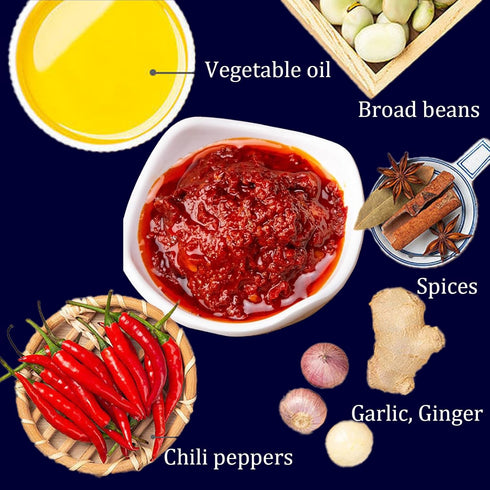 TOEISUXA (red1kilogram) Doubanjiang - Traditional Craftsmanship Fermented, No Coloring/Preservatives, Healthy Seasoning