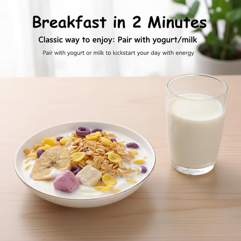 SODGHYTR 500g/17.64oz -Yogurt Fruit Baked Cereal Nutritional breakfast, low sugar, CongeeDietary FiberChinese Food