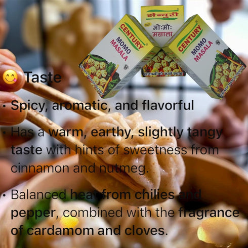 Pack 3 150 Century MOMO Masala Made in Nepal of Pcs Chinese Dumpling Spices gm Net