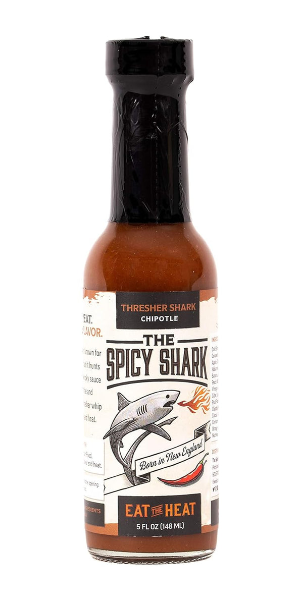 The Spicy Shark Thresher Shark Hot Sauce - Vegan Gluten Free Made in the USA